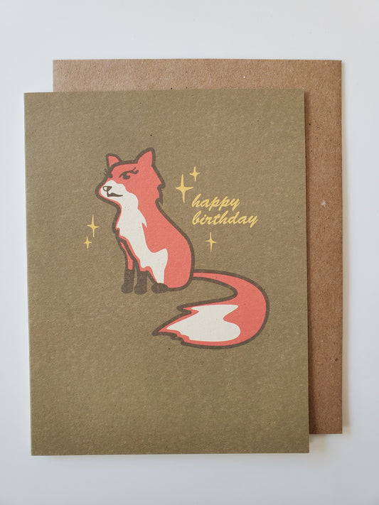 birthday - fox