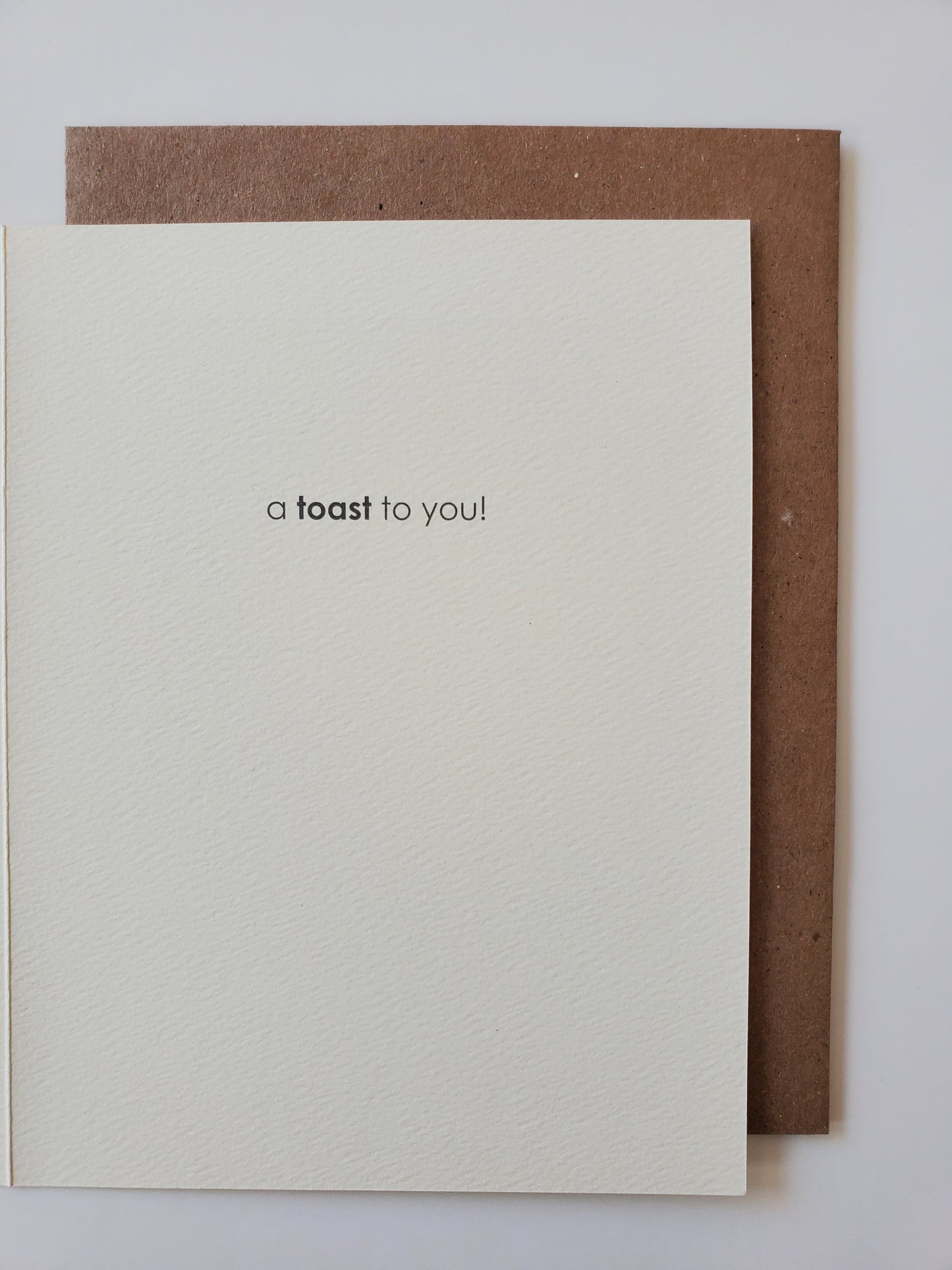 congrats - a toast to you!