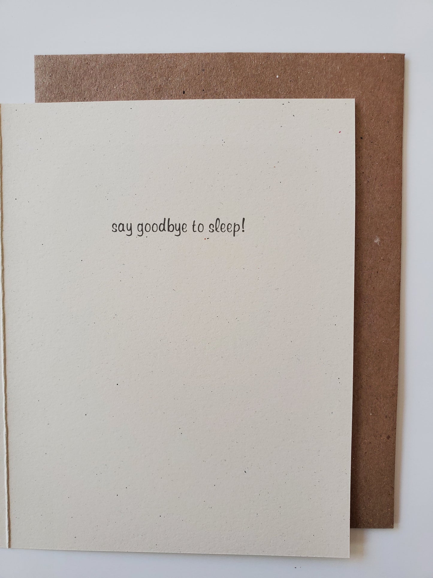 baby - goodbye to sleep