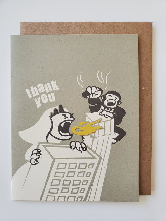 thanks - from bridezilla and groomzilla