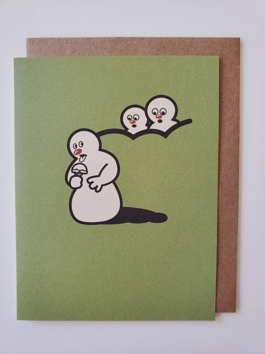 winter - snowman cannibal
