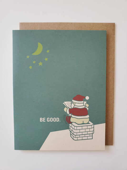 winter - pooping santa