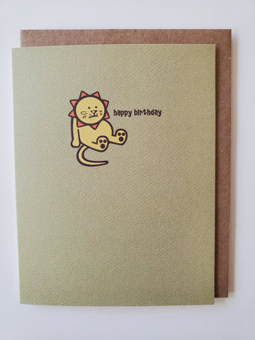 birthday - lion